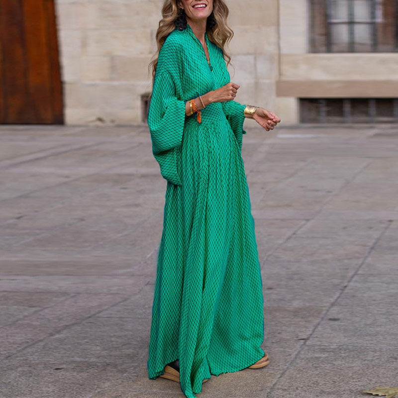 Robe D'été Ample Et Évasée Pour Femmes | Maxi