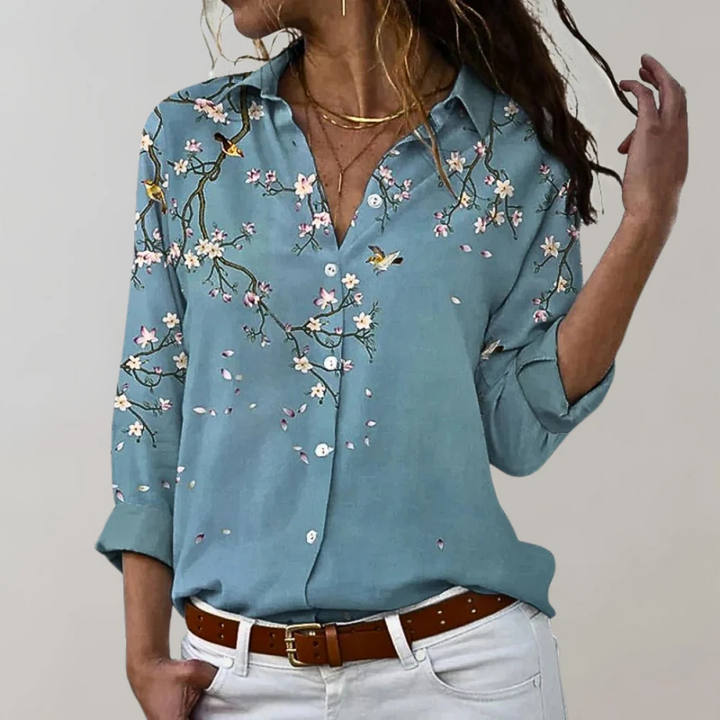 Chemise Boutonnée Imprimée Pour Femmes | Stylisé