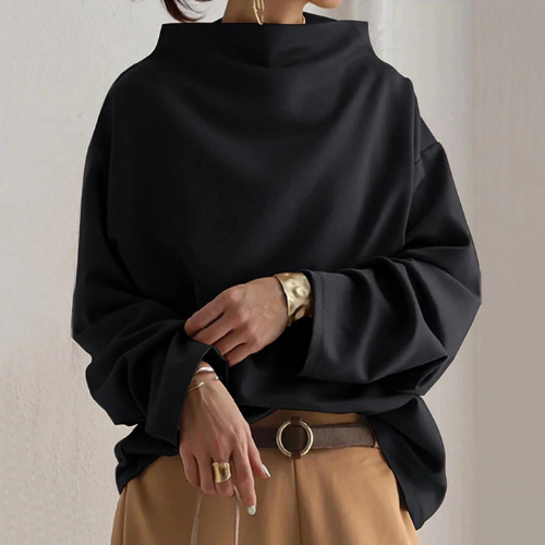 Sinead | Pull Noir Pour Femme | Komfortabel