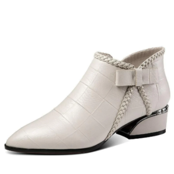 Bottines élégantes à Fermeture éclair Pour Femmes | à Talons Bas