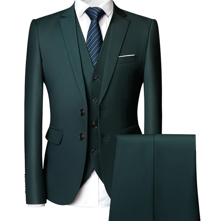 Hommes Invités De Mariage  Costume Trois Pièces | Simple Boutonnage