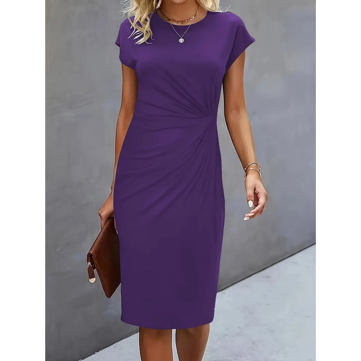 Robe D'invité De Mariage À Manches Courtes Pour Femmes | Mini