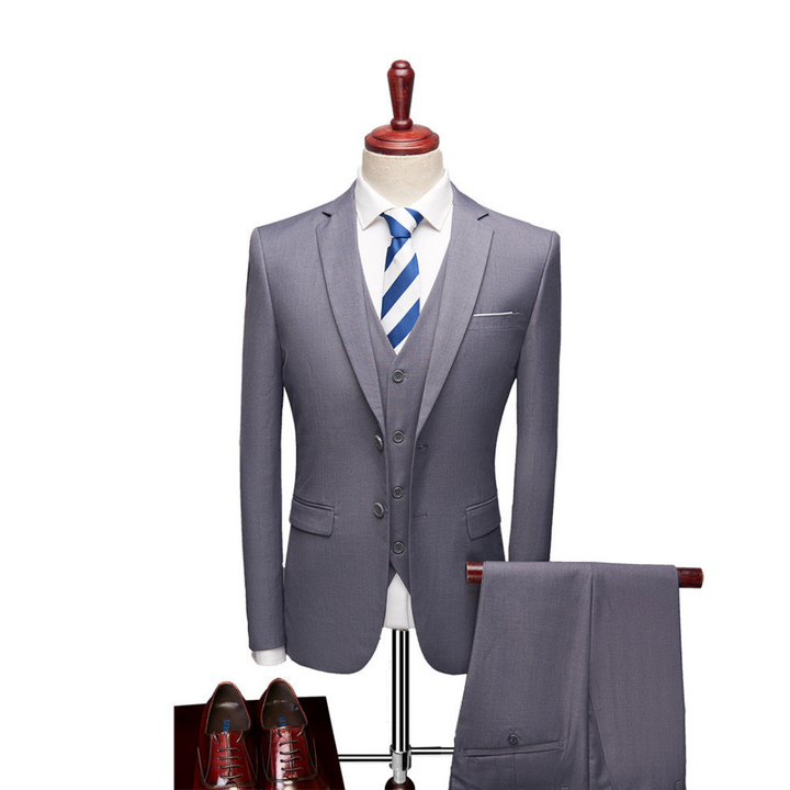 Costume D'invité De Mariage Trois Pièces Pour Homme | Classique
