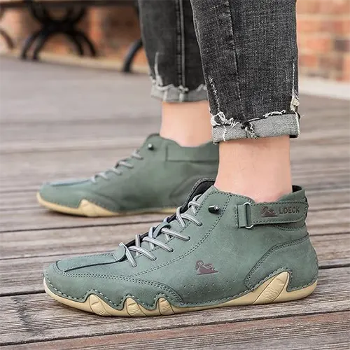 Chaussures De Marche Pieds Nus À Cheville Pour Hommes | À Lacets