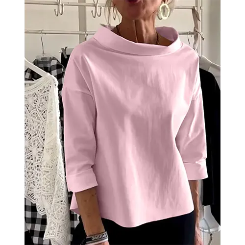 Elegante und lässige Bluse für Frauen | 3 4 Ärmel