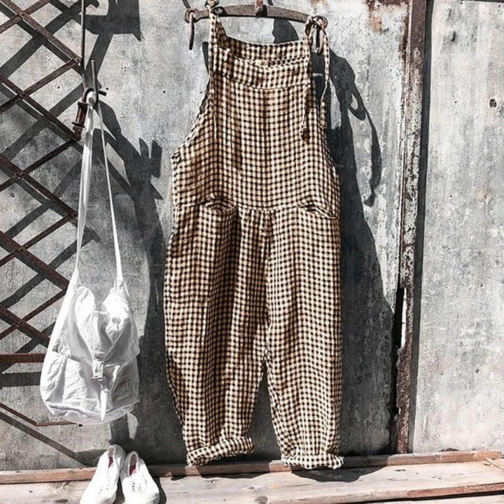 Combinaison Sans Manches À Coupe Décontractée Pour Femmes | Striped