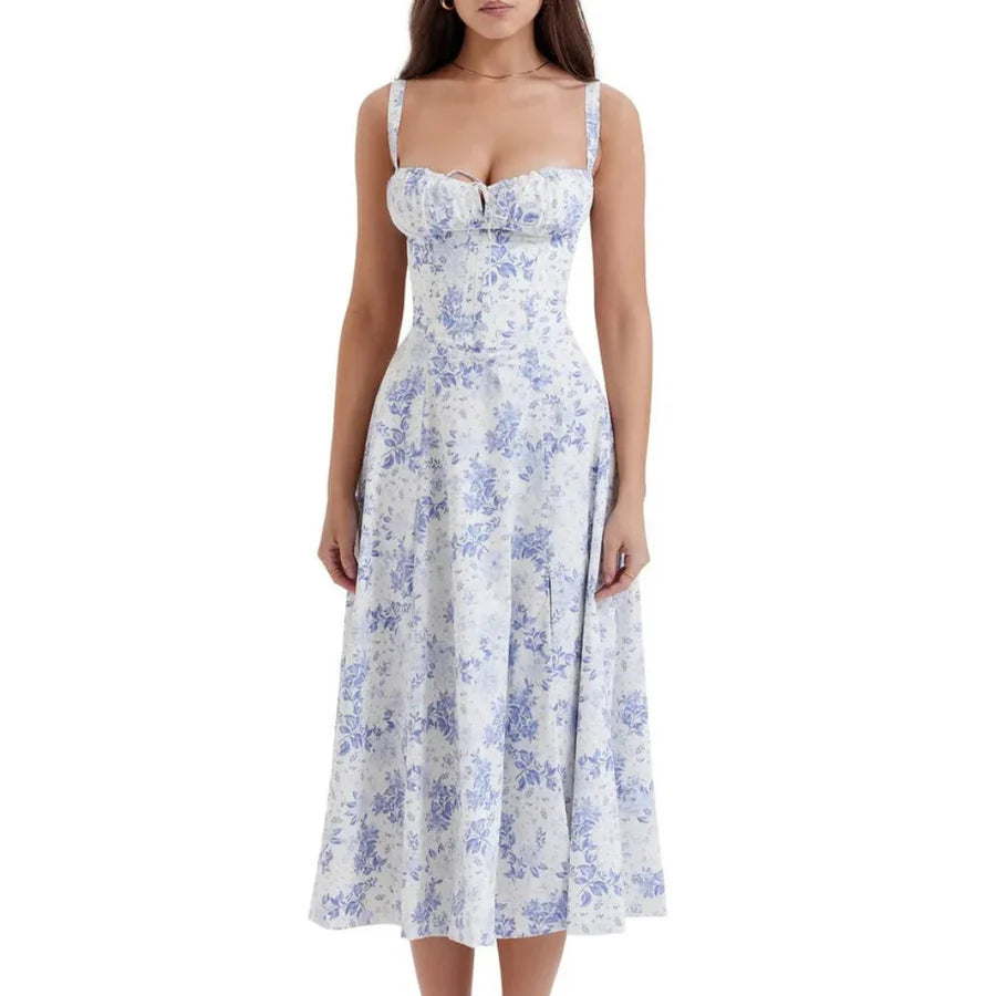 Femmes Robe Élégante Sans Manches | Midi