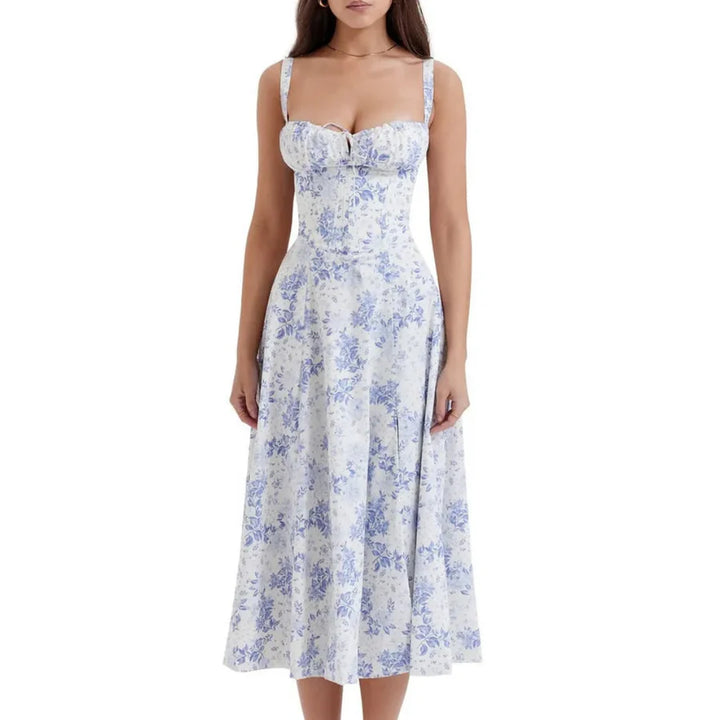 Femmes Robe Élégante Sans Manches | Midi