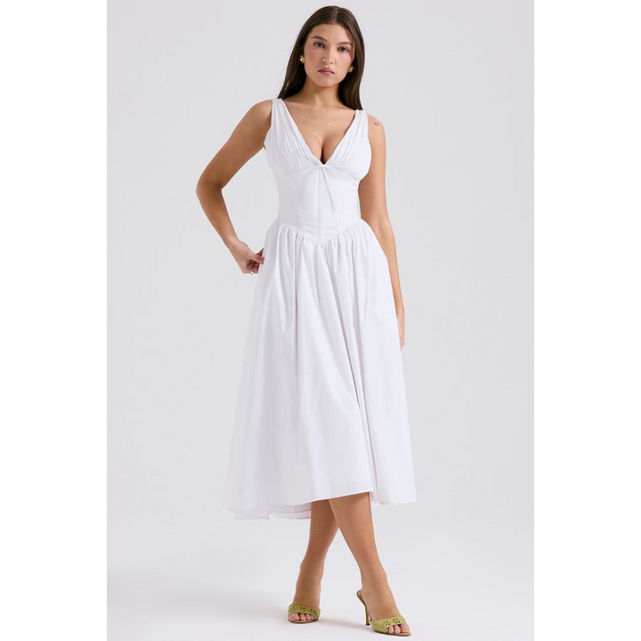 Corset Robe D'invité De Mariage D'été | Maxi