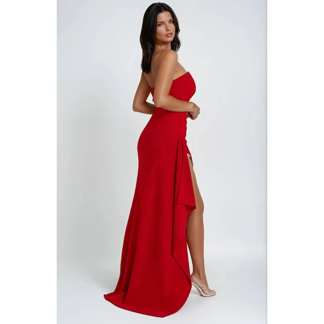 Robe D'invité De Mariage Fendue Sur Les Jambes Pour Femmes | Maxi