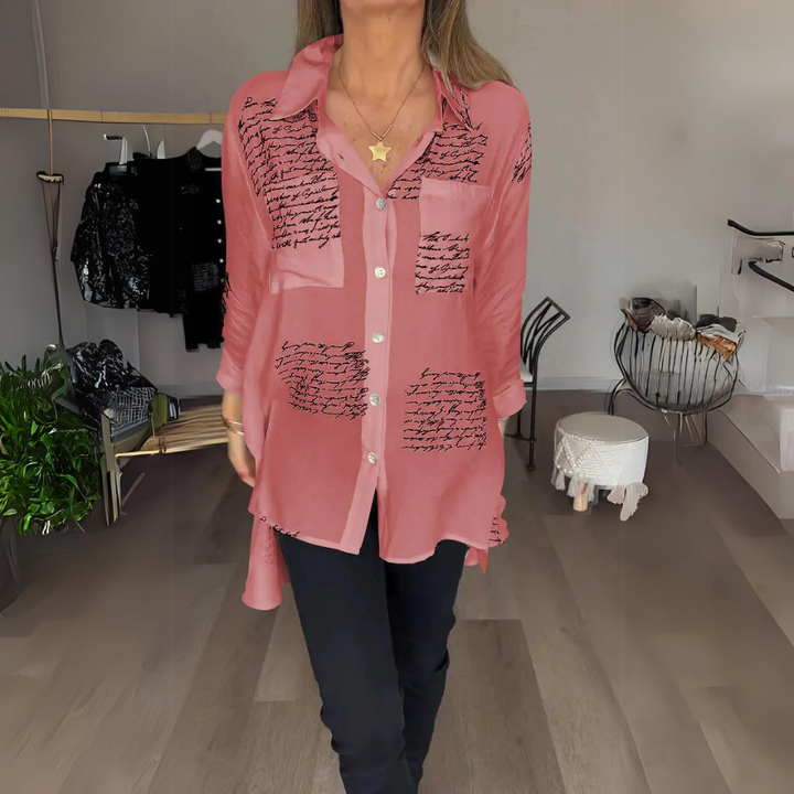 Chemise Boutonnée Moderne Pour Femmes | Manches Longues