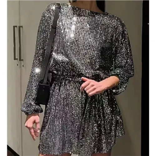 Abito da sera chic con paillettes per donna | Mini