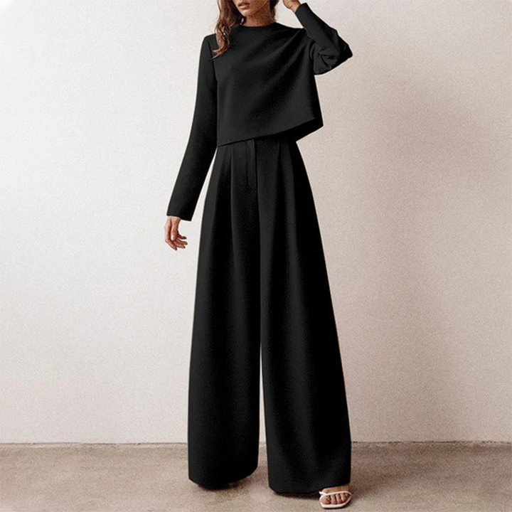 Ensemble Pantalon Et Top à Manches Longues Pour Femme | Casual