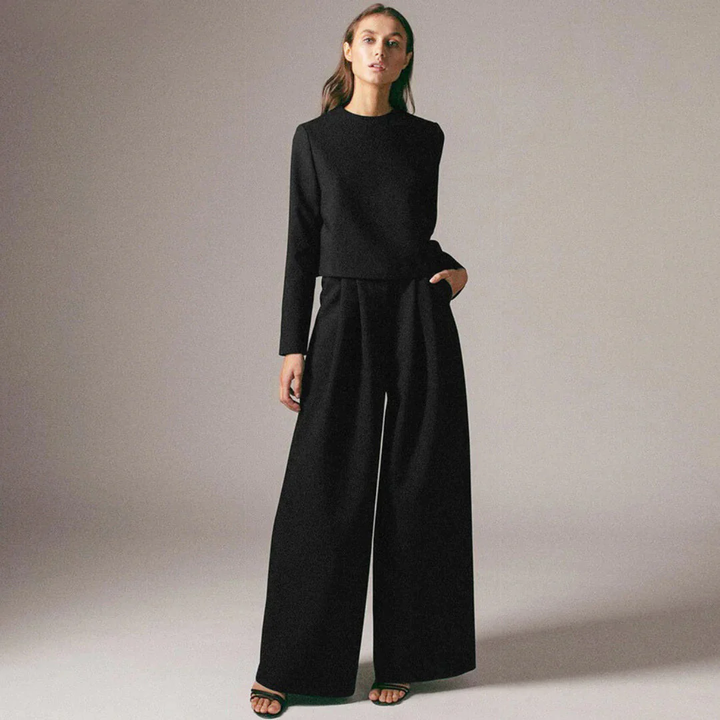 Ensemble Pantalon Et Top à Manches Longues Pour Femme | Casual