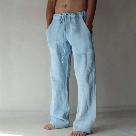 Pantalon De Loisir À Jambes Larges Pour Hommes | Taille Basse
