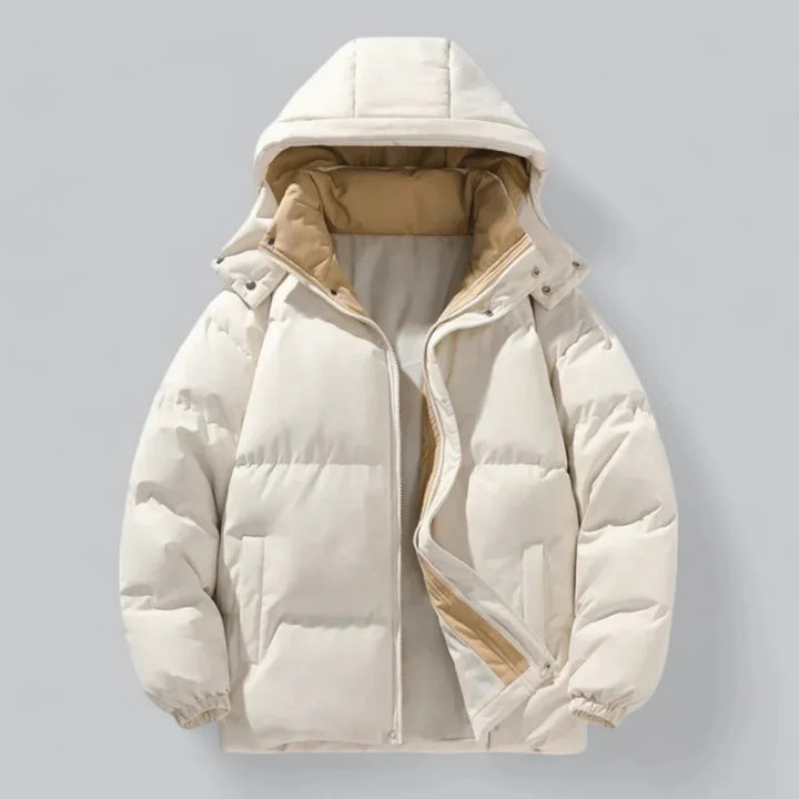 Veste D'hiver Zippée Pour Homme | Capuche