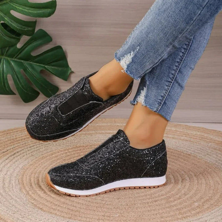 Nika | Baskets À Paillettes Pour Femmes