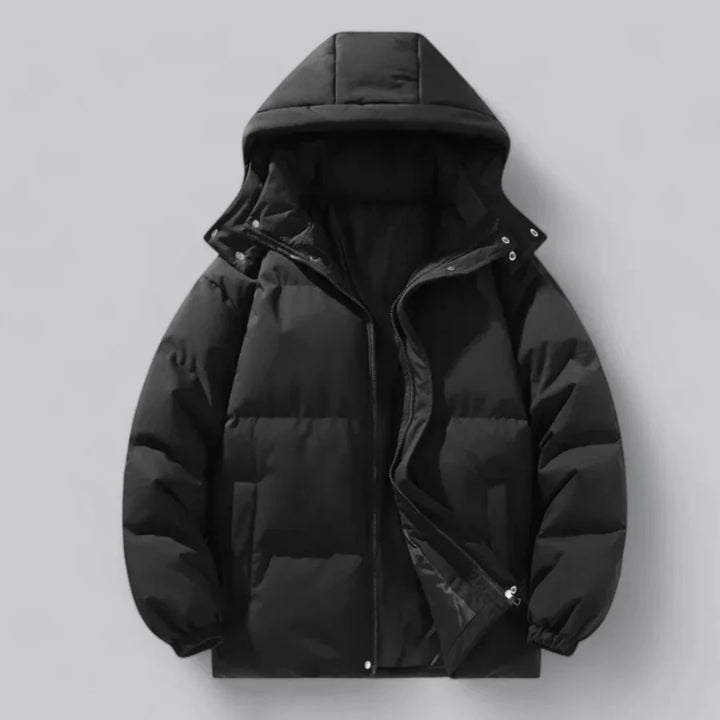 Veste D'hiver Zippée Pour Homme | Capuche