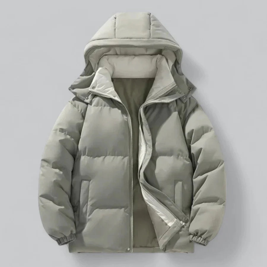 Veste D'hiver Zippée Pour Homme | Capuche