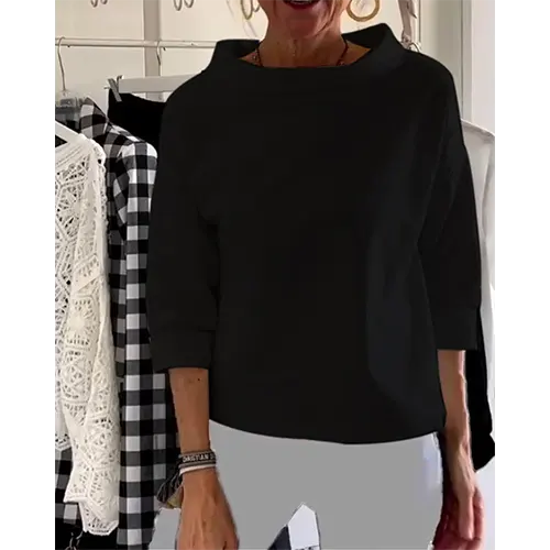 Elegante und lässige Bluse für Frauen | 3 4 Ärmel