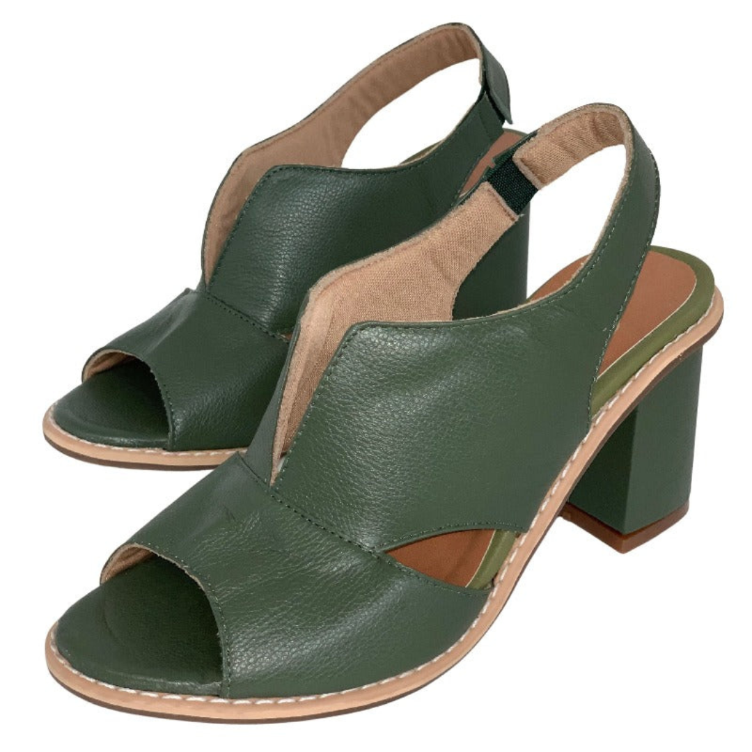 Sandales À Talons Peep Toe Pour Femmes | Été
