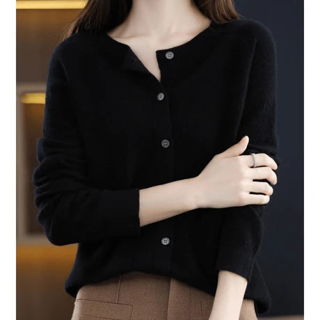 Eleganter Langarm-Cardigan für Damen | Heiß