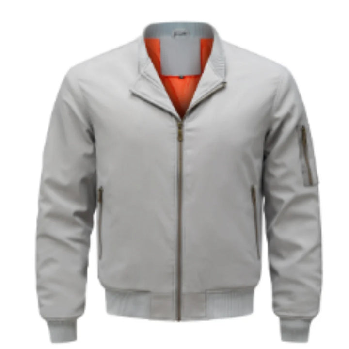 Veste De Bombardier Zippée Stylée Et Coupe-vent Pour Hommes | Chaud