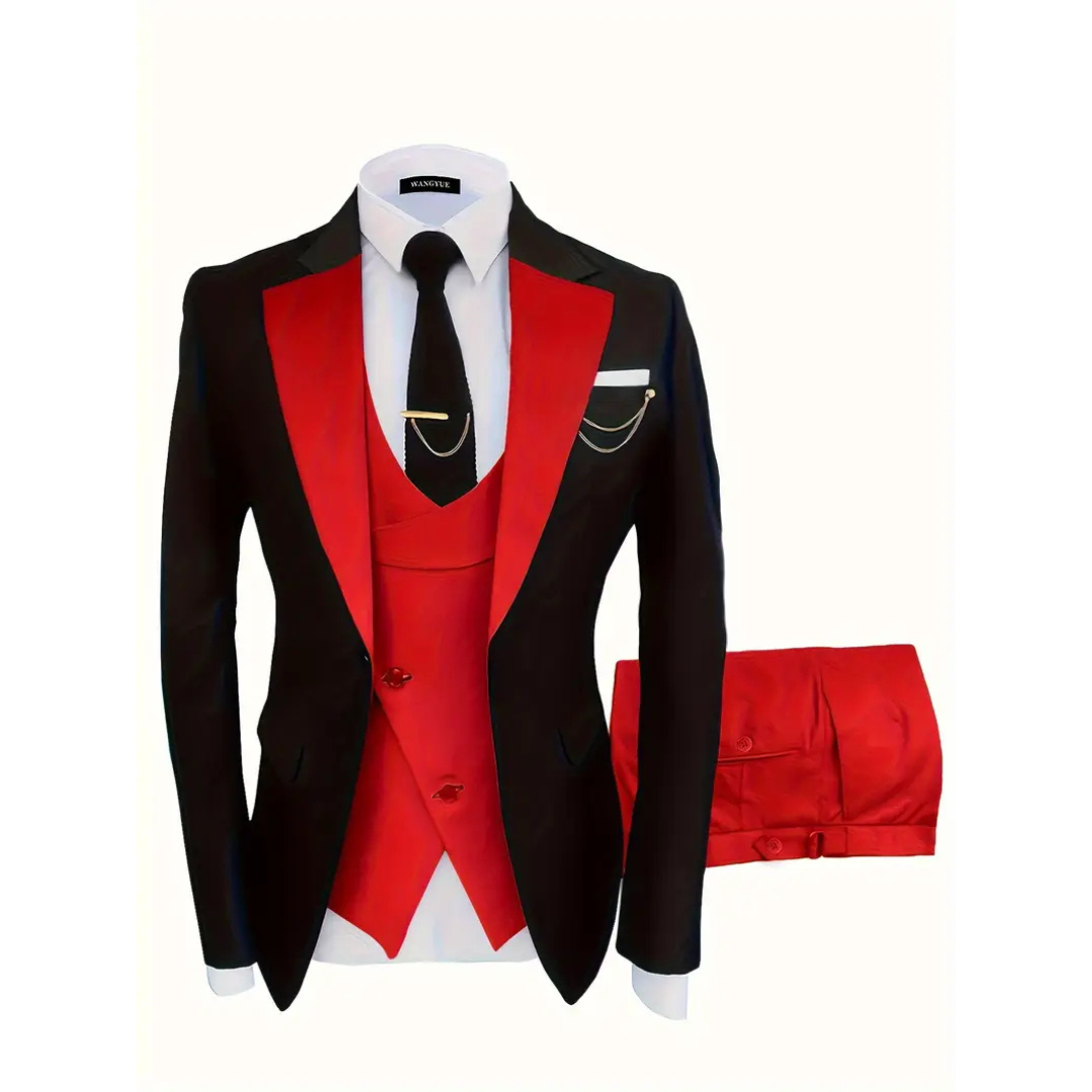 Costume D'invité De Mariage Élégant Pour Homme | Trois Pièces