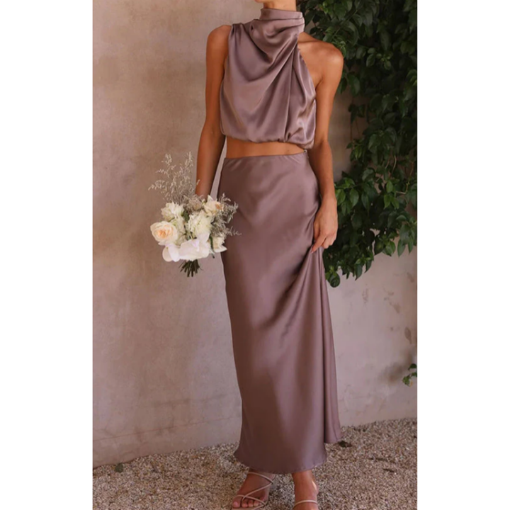 Ensemble Élégant De Jupes Et De Hauts Pour Femmes | Maxi