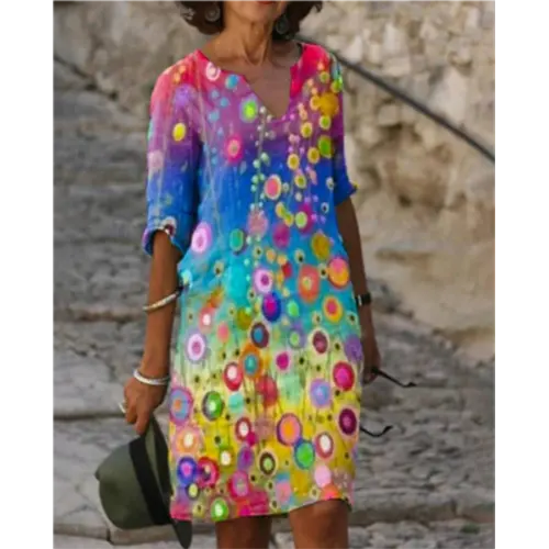 Robe Élégante Imprimée Pour Femme | Mini