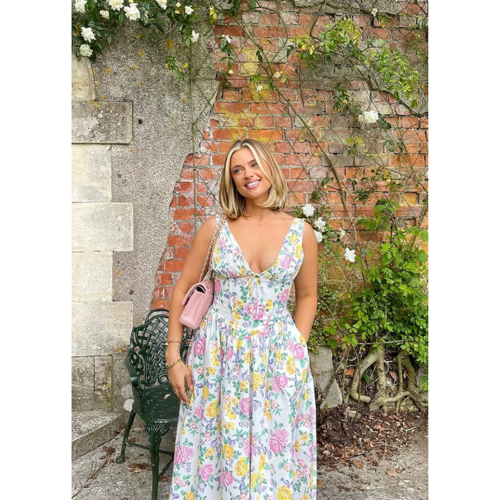 Corset Robe D'invité De Mariage D'été | Maxi