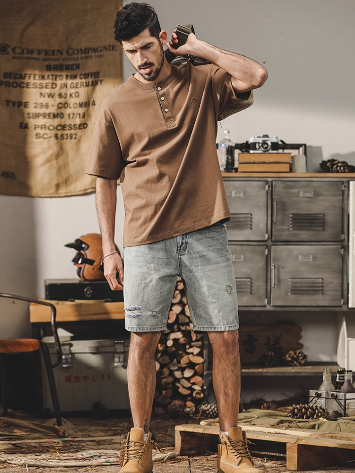 Jordan | Homme Chemise | Marron Clair