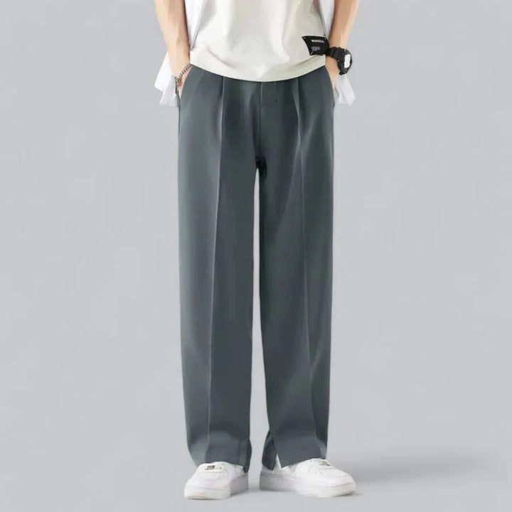 Pantalon Droit Décontracté Pour Hommes | Jambe Large