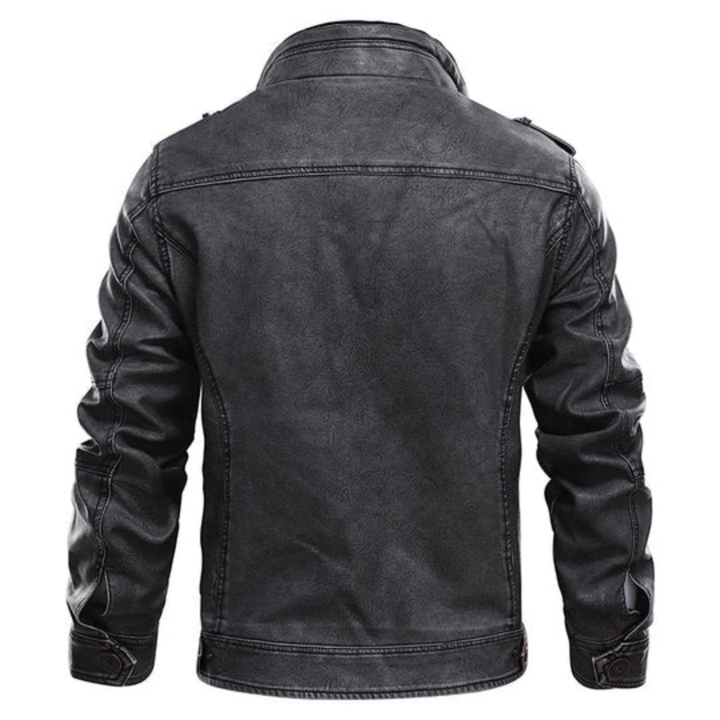 Veste De Motard Robuste Pour Hommes | Noir