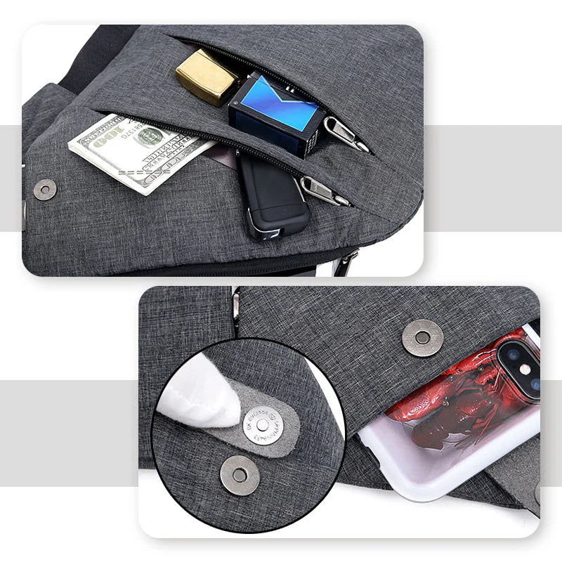 Petit Sac À Bandoulière Antivol Pour Homme | Voyage