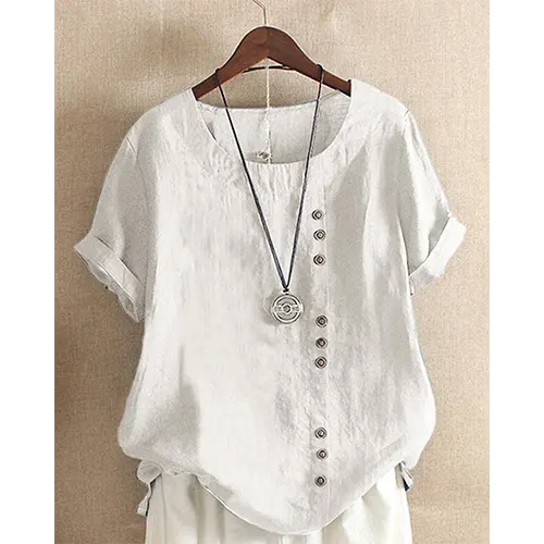 Top D'été À Manches Courtes Pour Femmes | Chic