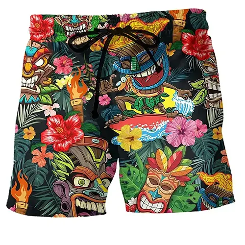 Short D'été Léger Pour Hommes | Graphique