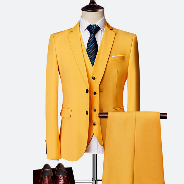 Costume D'invité De Mariage Trois Pièces Pour Homme | Classique