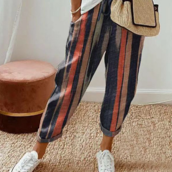 Casual Short Pants with Pom-Poms for Women | Wide Leg