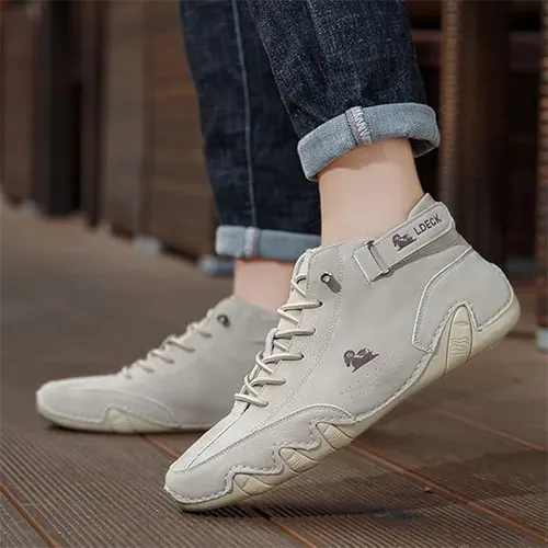 Chaussures De Marche Pieds Nus À Cheville Pour Hommes | À Lacets