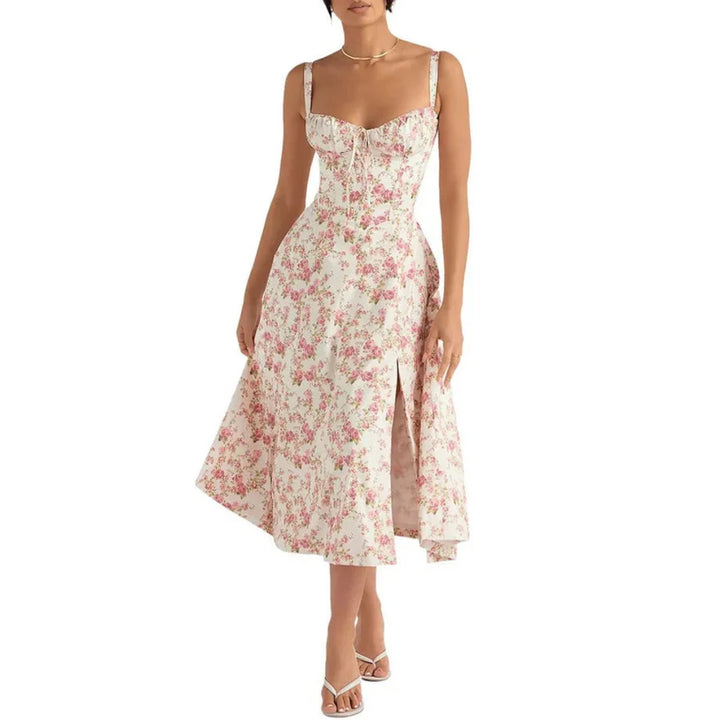 Femmes Robe Élégante Sans Manches | Midi