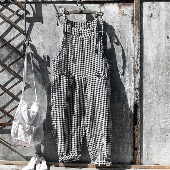 Combinaison Sans Manches À Coupe Décontractée Pour Femmes | Striped