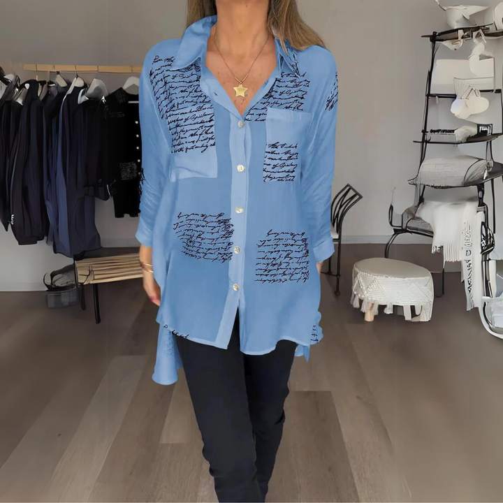 Chemise Boutonnée Moderne Pour Femmes | Manches Longues