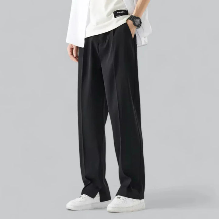 Pantalon Droit Décontracté Pour Hommes | Jambe Large