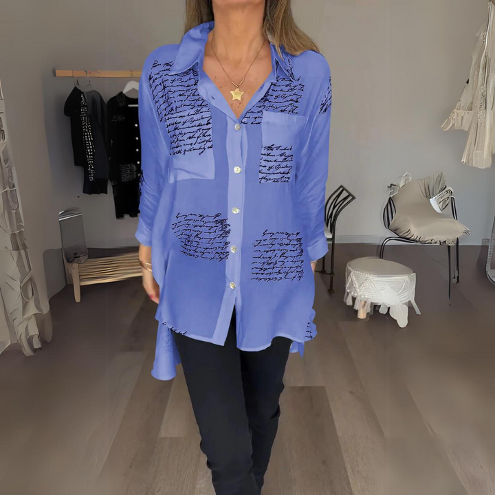 Chemise Boutonnée Moderne Pour Femmes | Manches Longues