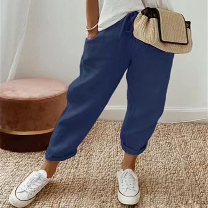 Casual Short Pants with Pom-Poms for Women | Wide Leg