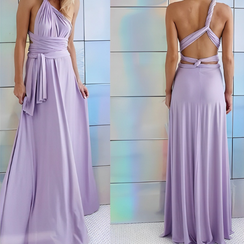 Robe De Mariage Élégante À Dos Nu Pour Femmes | Maxi