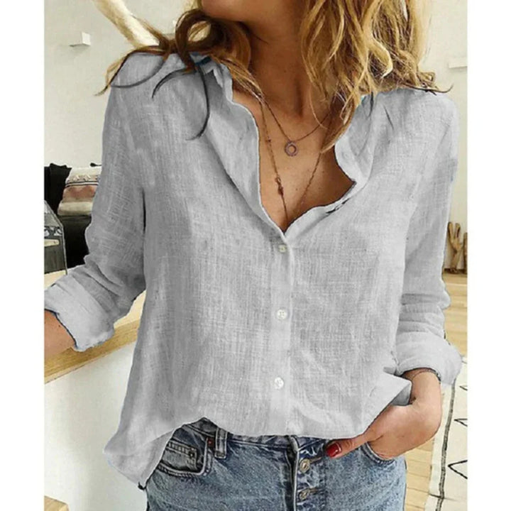 Long Sleeve Women's Button-Down Shirt | Casual