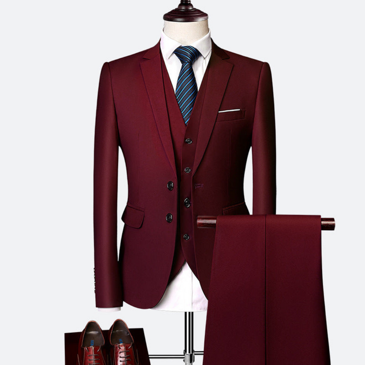 Costume D'invité De Mariage Trois Pièces Pour Homme | Classique