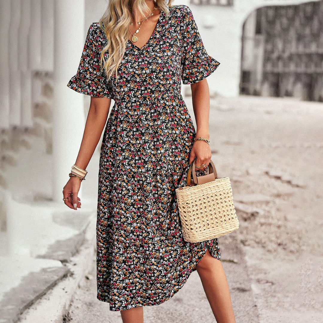 Julien | Vestito a fiori per donne | Midi